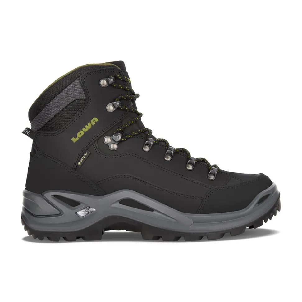 Черевики трекінгові LOWA Renegade GTX Mid Black/Green