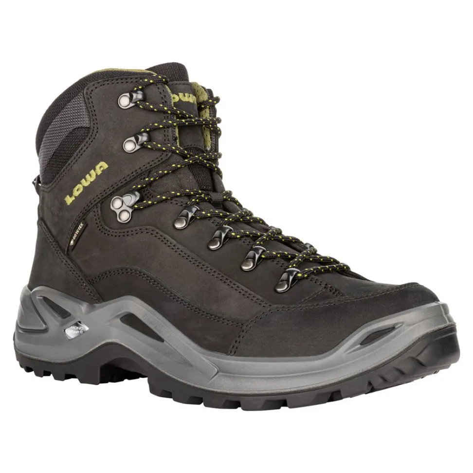 Черевики трекінгові LOWA Renegade GTX Mid Black/Green