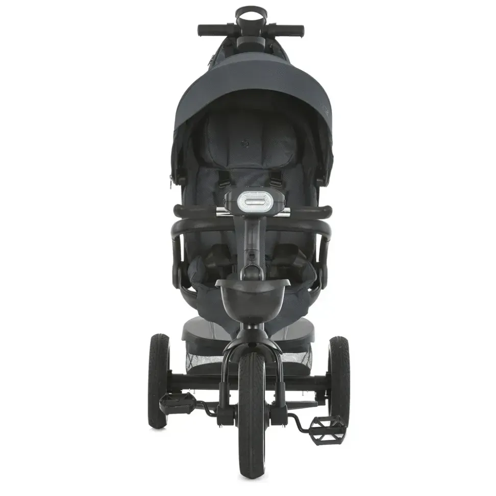 Велосипед с родительской ручкой Soni Try-Bike Dark Black