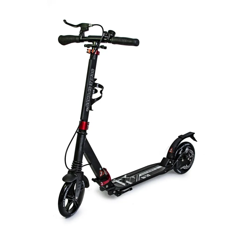 Самокат Двухколесный Scale S-Sport Pro 2025 Black Red С Дисковым тормозом (не электро)