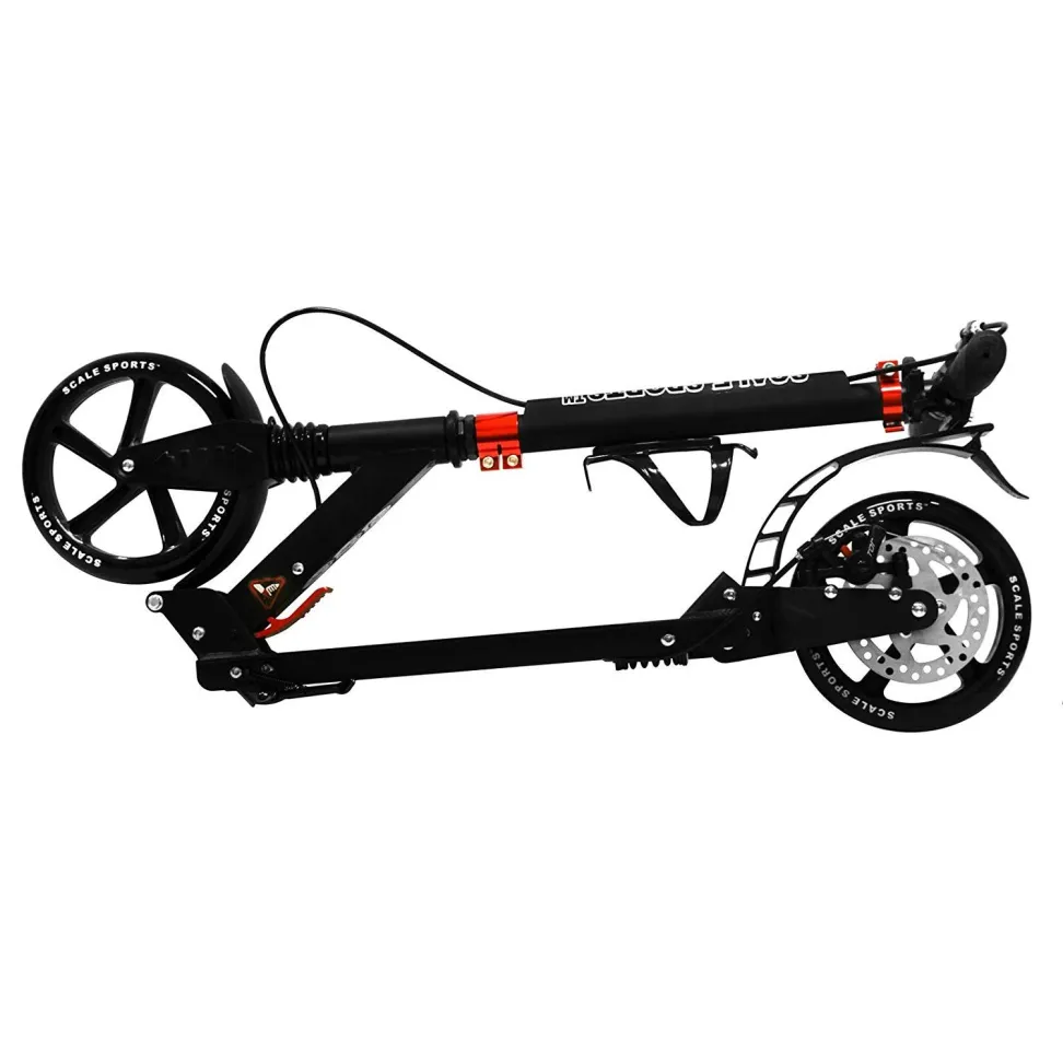 Самокат Двухколесный Scale S-Sport Pro 2025 Black Red С Дисковым тормозом (не электро)