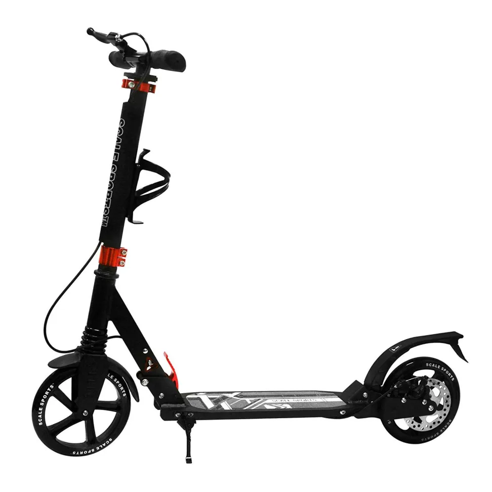 Самокат Двухколесный Scale S-Sport Pro 2025 Black Red С Дисковым тормозом (не электро)