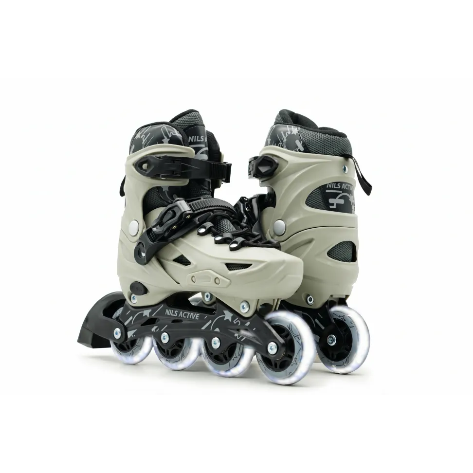 Детские раздвижные ролики Nils Active Pro Gray 2026