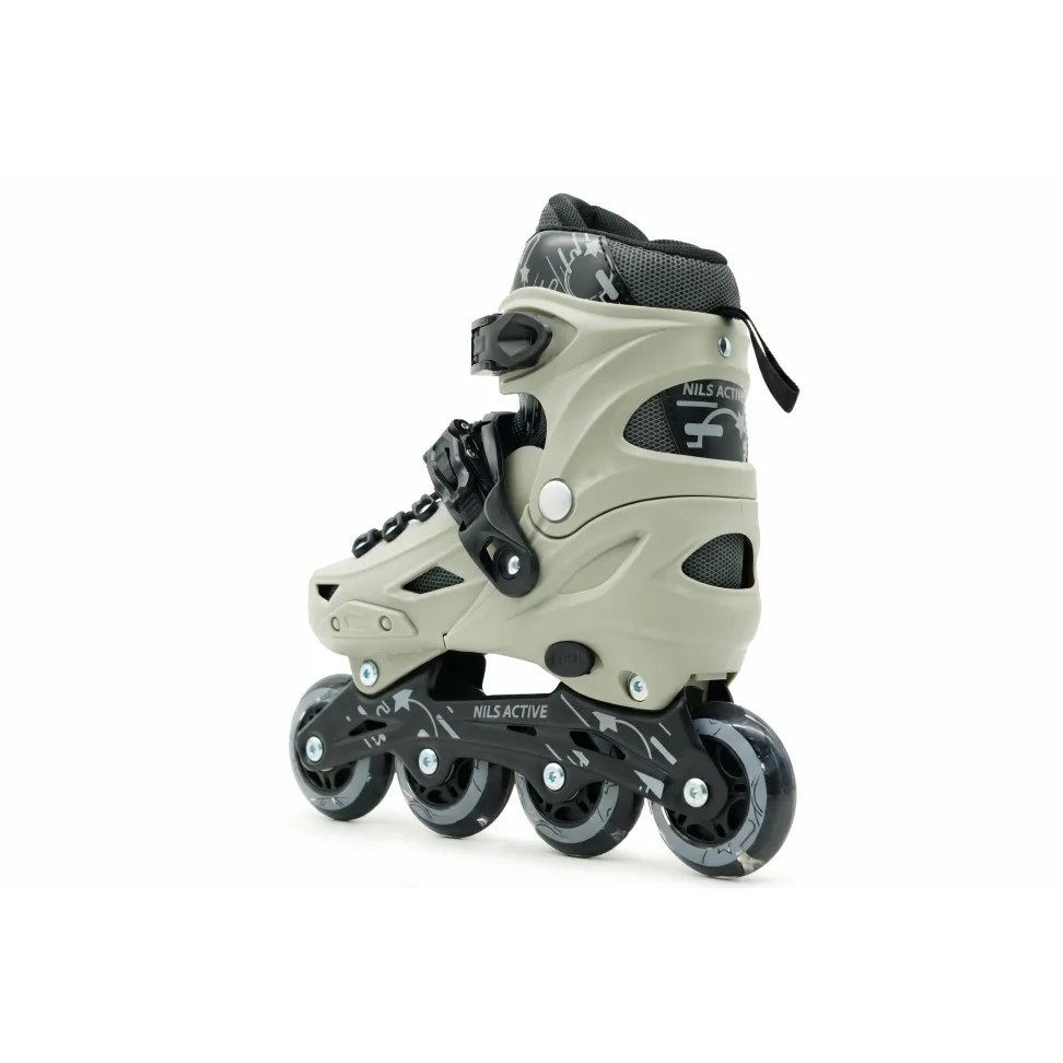 Детские раздвижные ролики Nils Active Pro Gray 2026