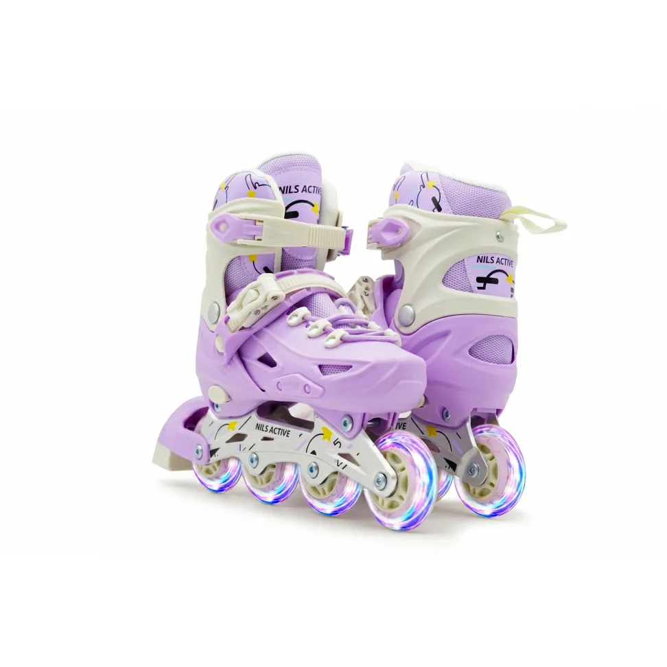 Детские раздвижные ролики Nils Active Pro Violet 2026