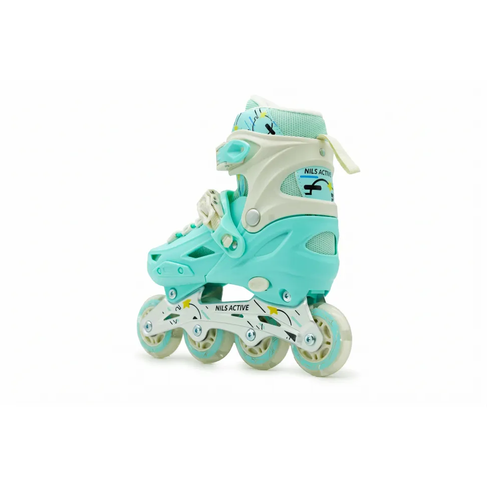 Детские раздвижные ролики Nils Active Pro Mint 2026