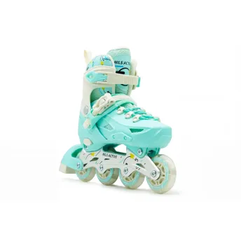 Детские раздвижные ролики Nils Active Pro Mint 2026