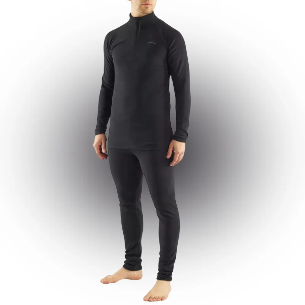 Термобелье мужское флисовое Viking Winter Fleece Polartec Black До -25*