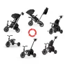 Трехколесный складной велосипед 6в1 QPLAY COMFO MAX Black