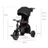 Трехколесный складной велосипед 6в1 QPLAY COMFO MAX Black