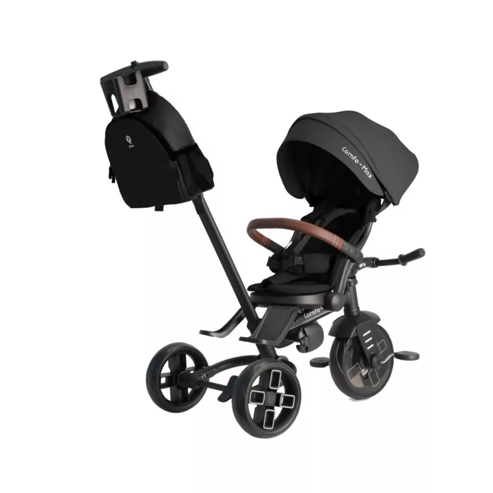 Трехколесный складной велосипед 6в1 QPLAY COMFO MAX Black