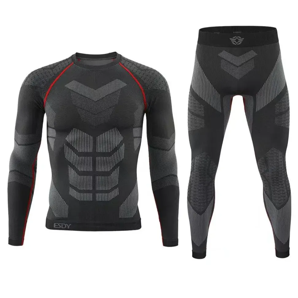 Термобелье мужское тактическое Gray ES-s DY Technology Body Mapping До -15*