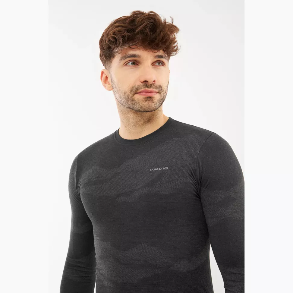 Чоловіча термобілизна Viking Tactical Merino Black до -18*