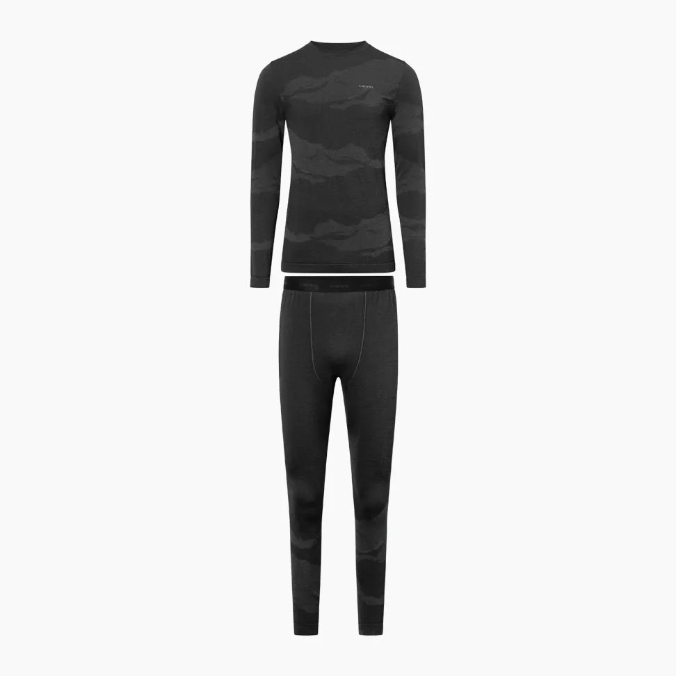 Чоловіча термобілизна Viking Tactical Merino Black до -18*