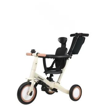 Детский трехколесный велосипед 4в1 Corso Cruser Go-Up Beige