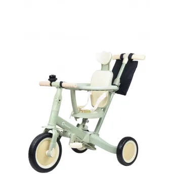 Детский трехколесный велосипед 4в1 Corso Cruser Go-Up Olive