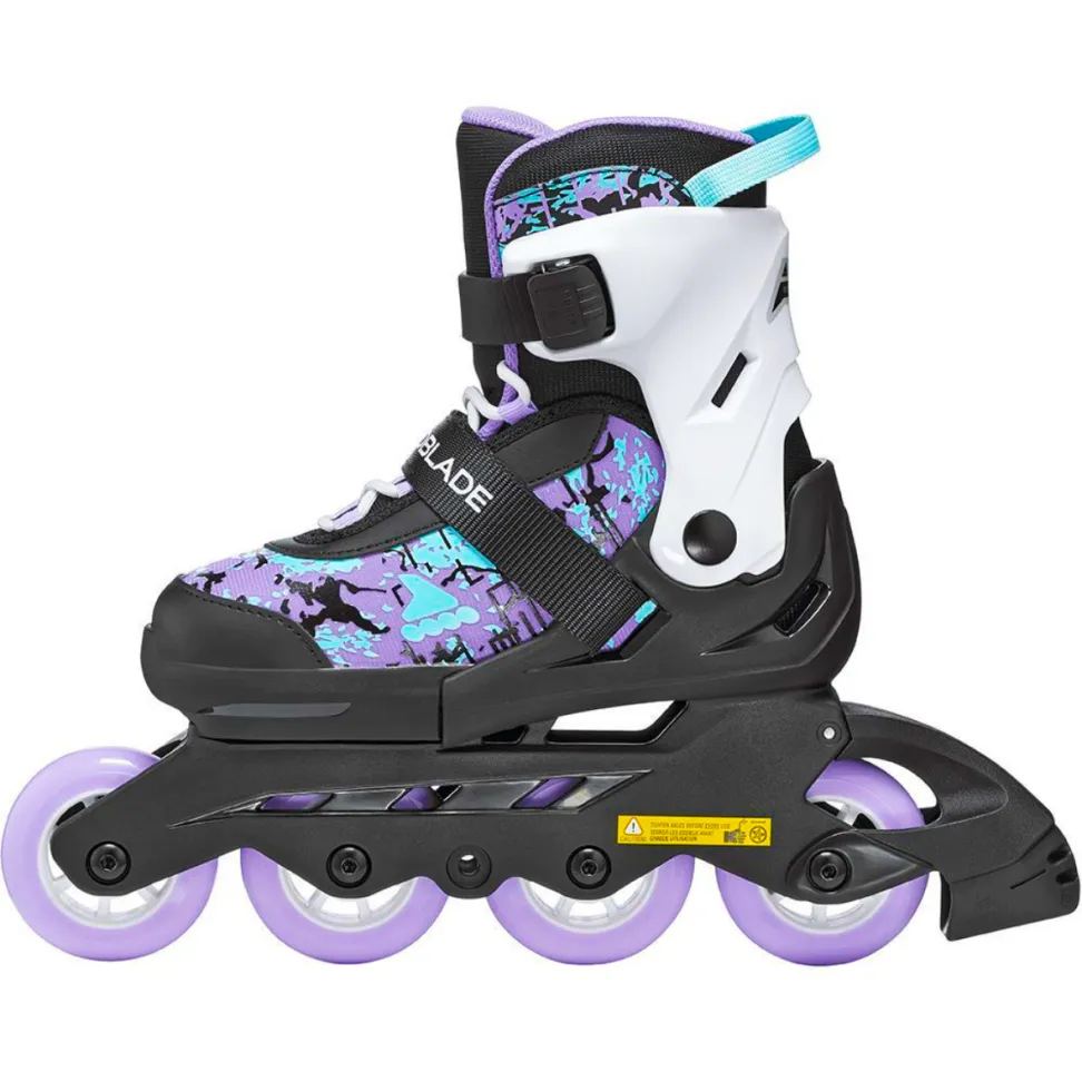 Ролики для дівчинки Rollerblade Microblade black-lavander 2026