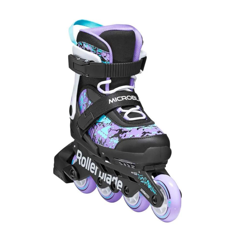 Ролики для дівчинки Rollerblade Microblade black-lavander 2026