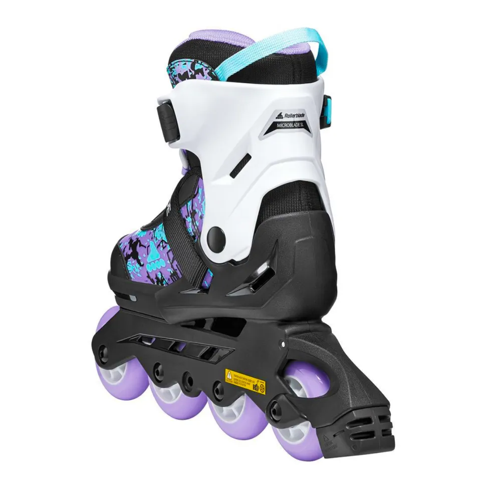 Ролики для дівчинки Rollerblade Microblade black-lavander 2026