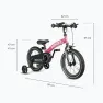 Детский велосипед 3 в 1 Qplay Miniby 14" Pink от 3 лет