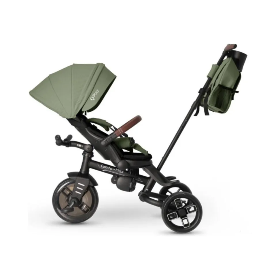 Трехколесный складной велосипед 6в1 QPLAY COMFO MAX Green