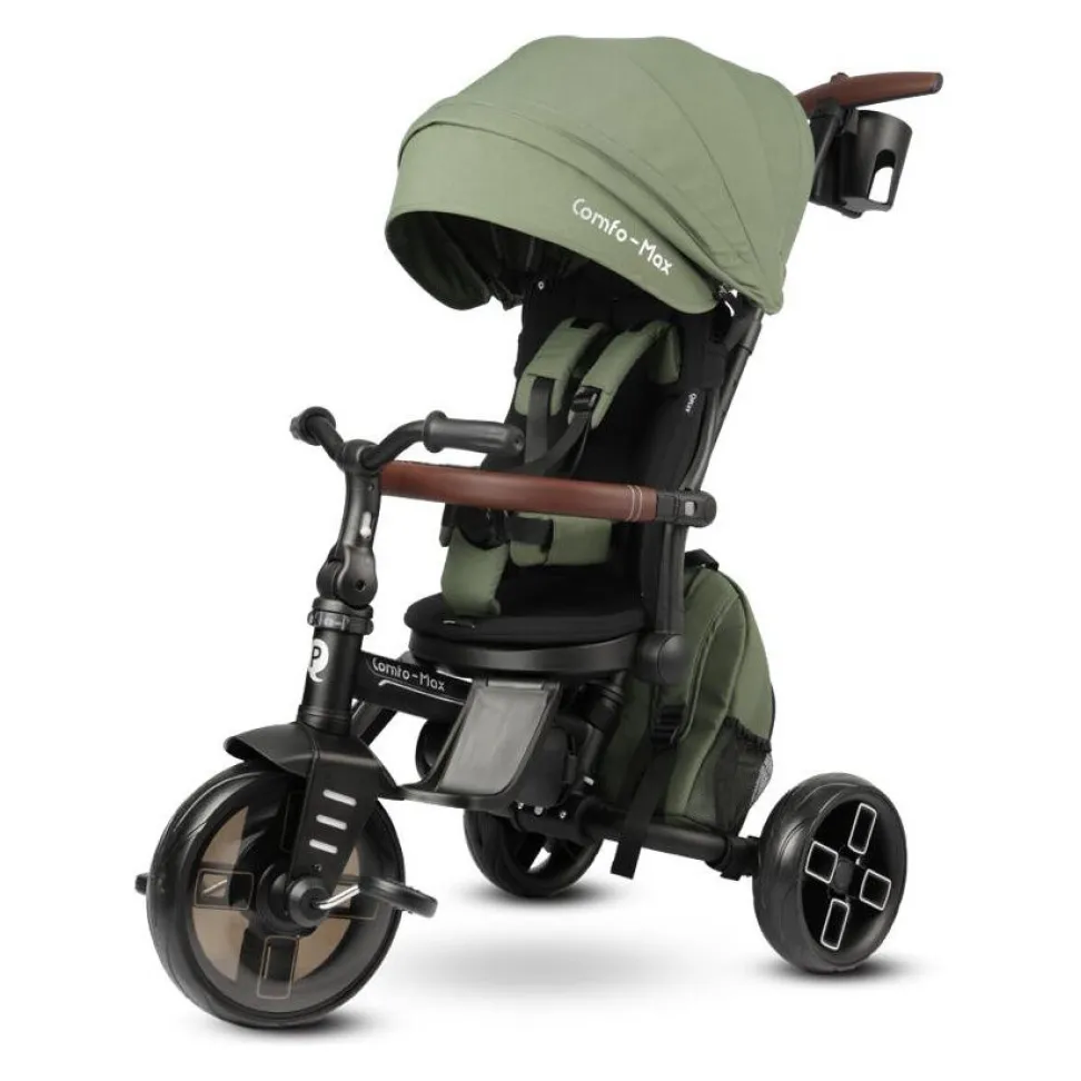 Трехколесный складной велосипед 6в1 QPLAY COMFO MAX Green