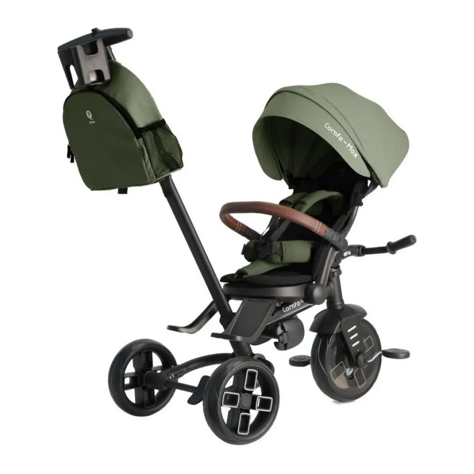 Трехколесный складной велосипед 6в1 QPLAY COMFO MAX Green
