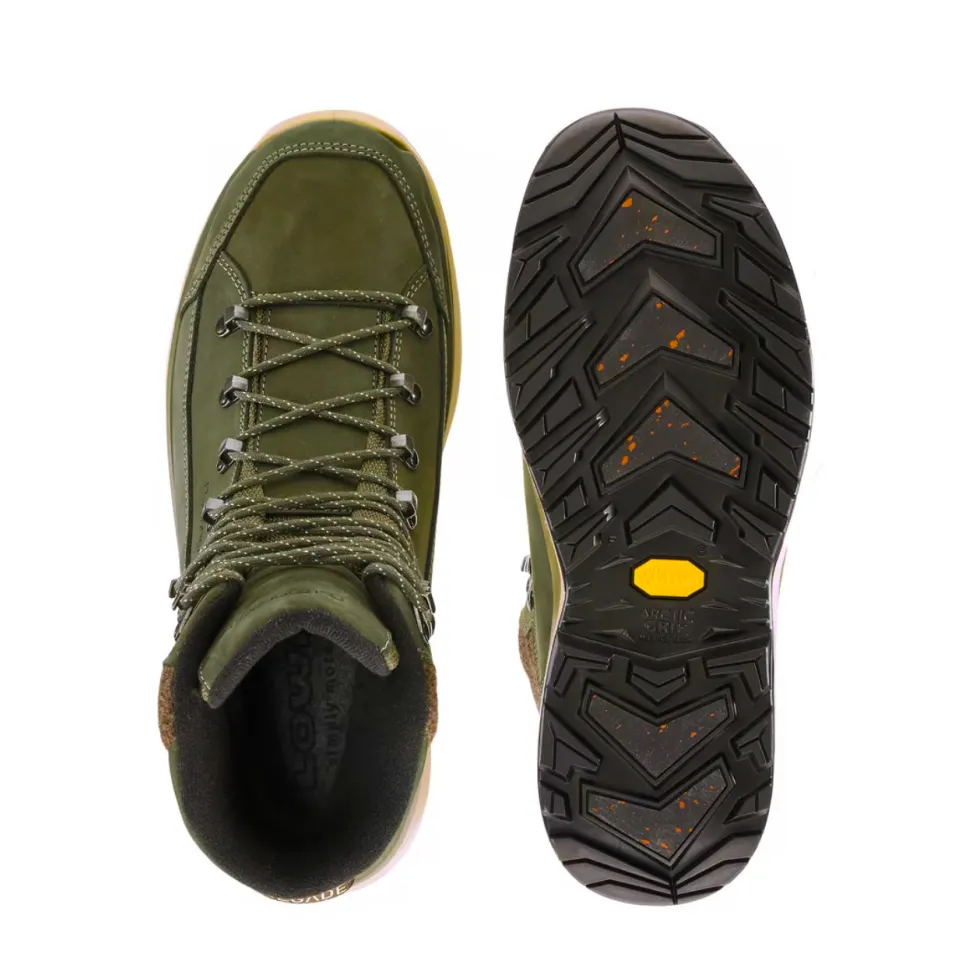 Ботинки Берцы зимние мужские Lowa Renegade EVO ICE 2 GTX Olive