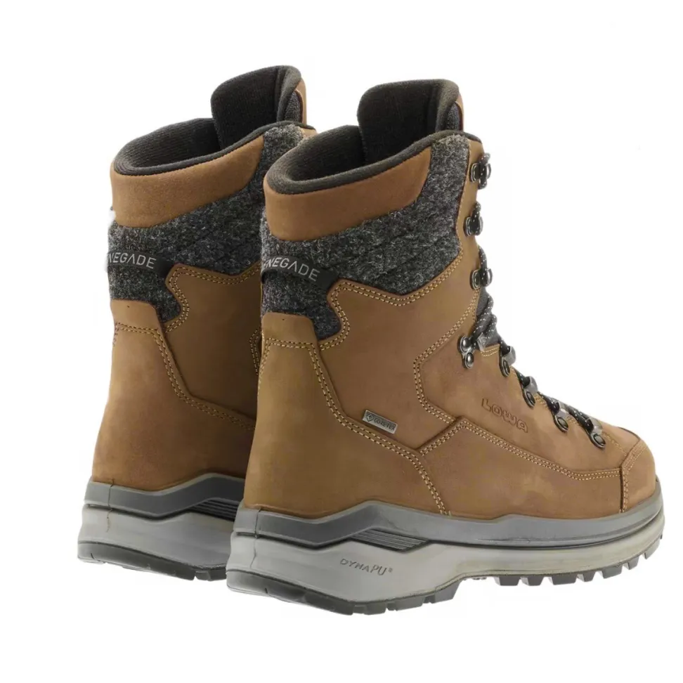 Ботинки Берцы зимние мужские Lowa Renegade EVO ICE 2 GTX Braun