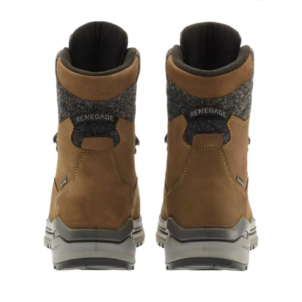 Ботинки Берцы зимние мужские Lowa Renegade EVO ICE 2 GTX Braun