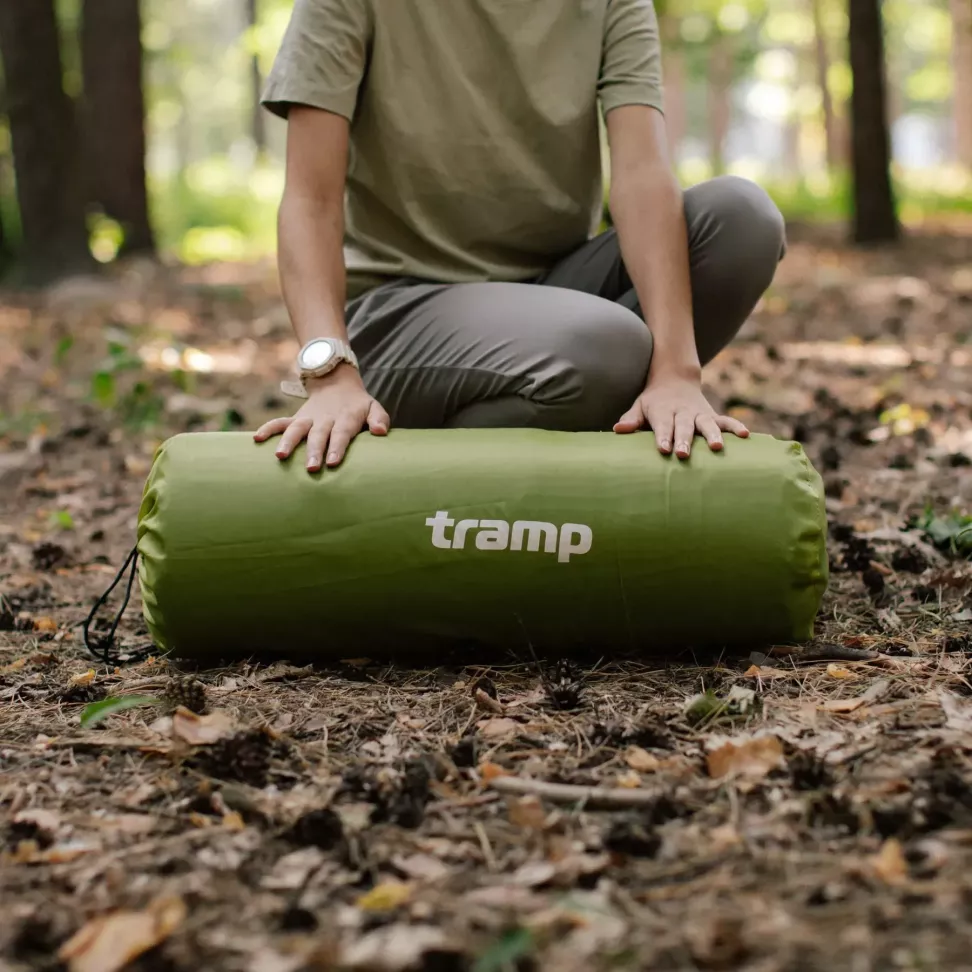 Ковер самонадувающийся Tramp 195x55x9 см Dark Olive