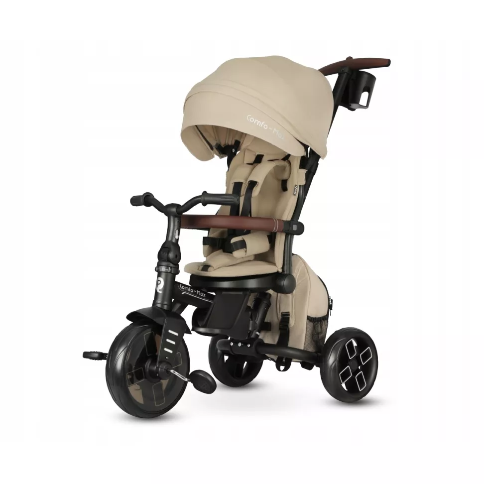 Трехколесный складной велосипед 6в1 QPLAY COMFO MAX Beige