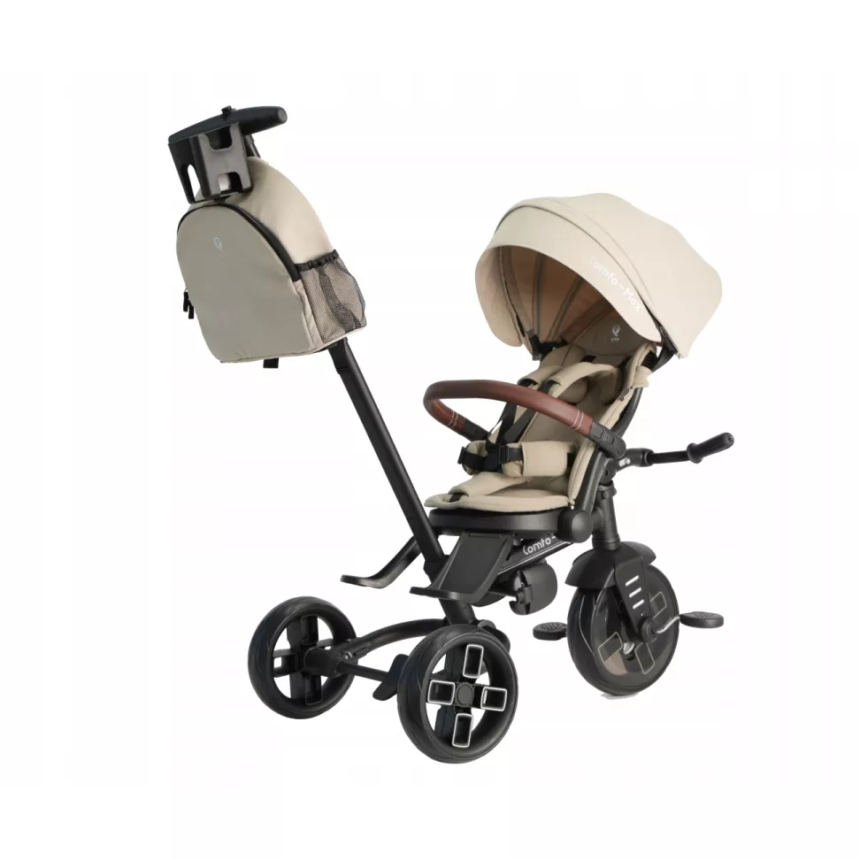 Трехколесный складной велосипед 6в1 QPLAY COMFO MAX Beige