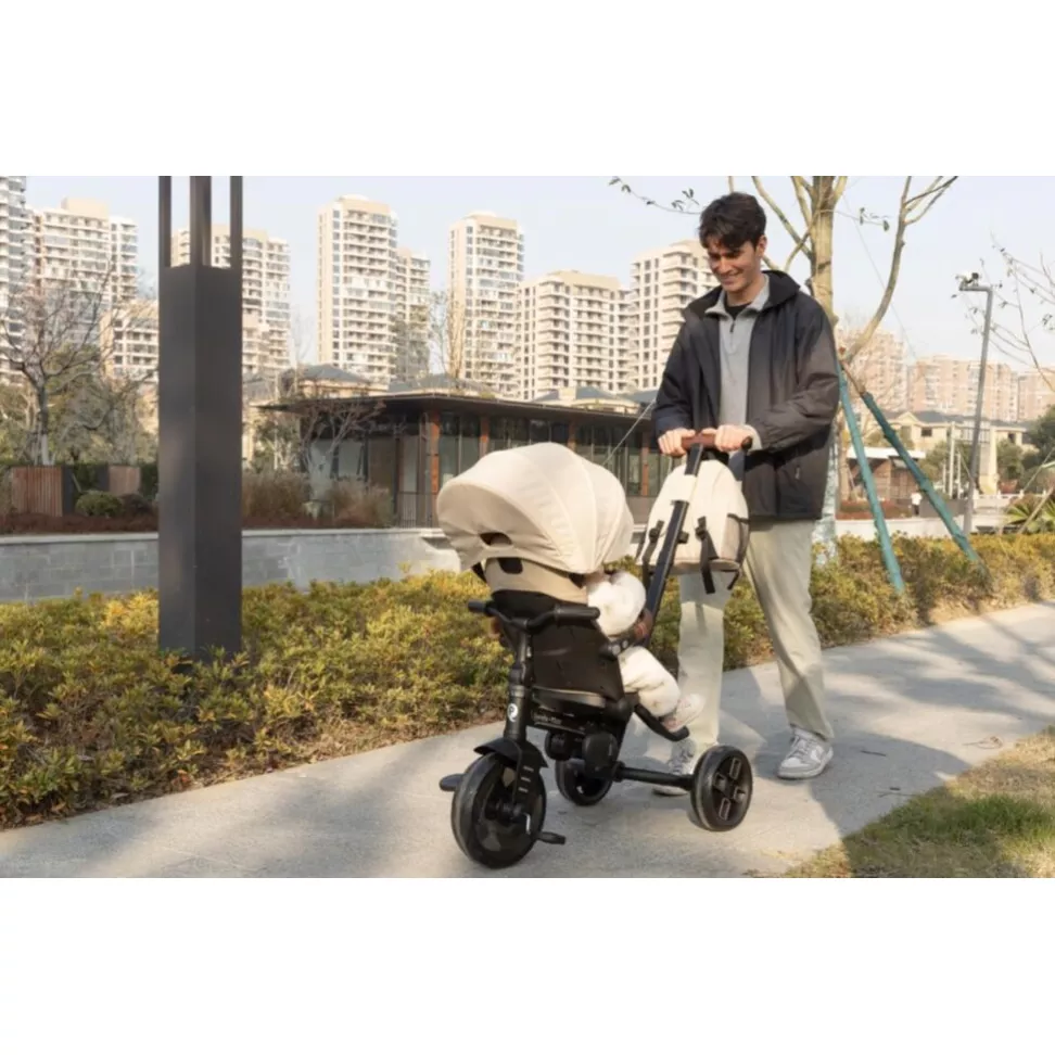 Трехколесный складной велосипед 6в1 QPLAY COMFO MAX Beige