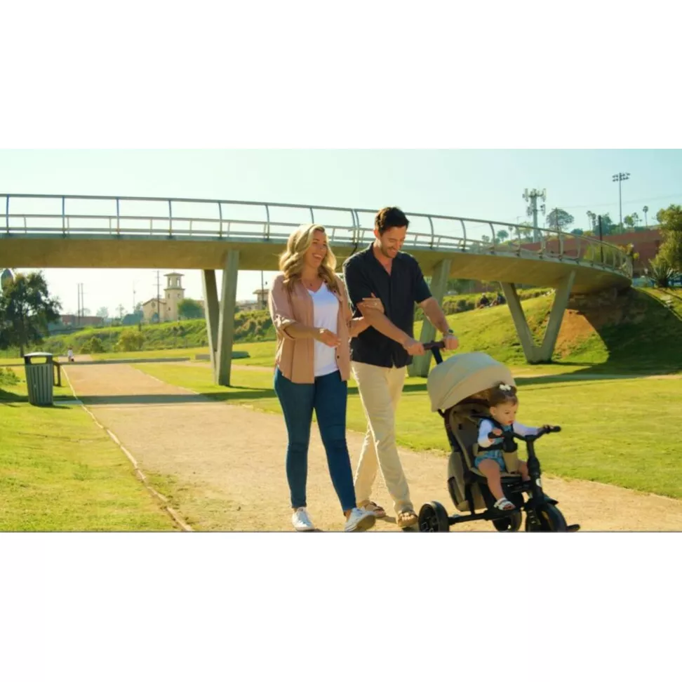 Трехколесный складной велосипед 6в1 QPLAY COMFO MAX Beige