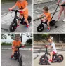 Велосипед трансформер 4в1 Nadle Go-Up с родительской ручкой и тормозом White-Azurro