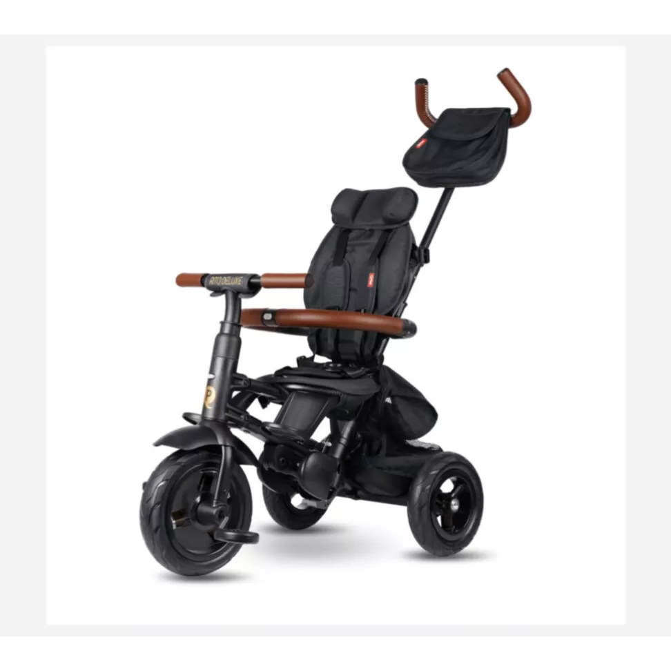 Трехколесный складной велосипед Qplay Rito Deluxe Rubber Black