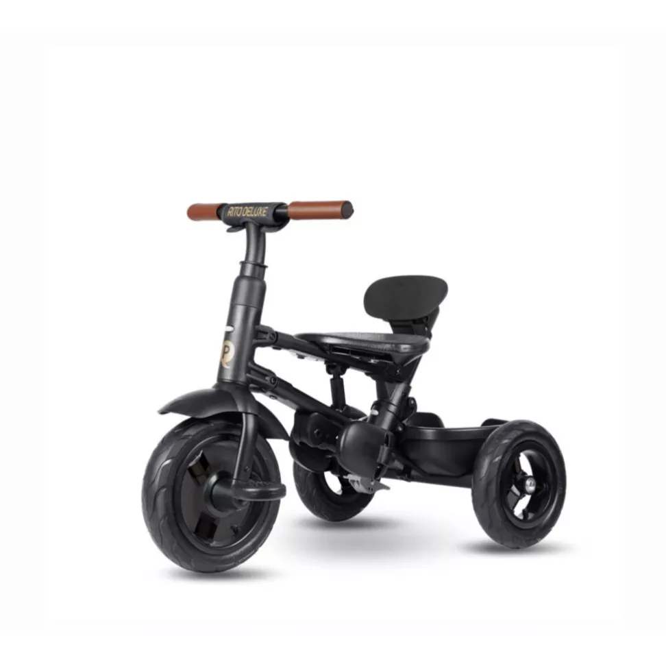 Трехколесный складной велосипед Qplay Rito Deluxe Rubber Black