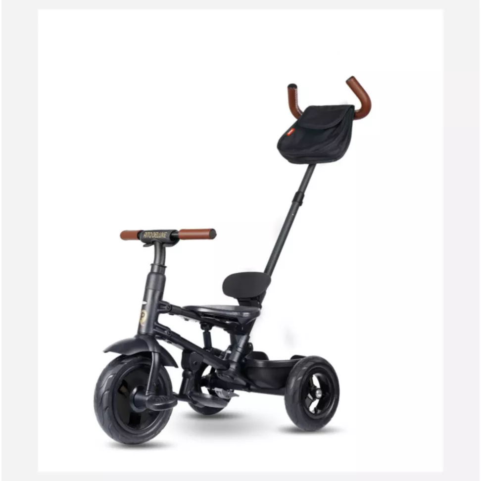 Трехколесный складной велосипед Qplay Rito Deluxe Rubber Black