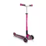 Самокат GLOBBER серии MASTER LIGHTS Pink колеса с подсветкой, 50кг, 4+