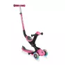 Детский самокат Globber GO-UP Deluxe Lights 5 в 1 Pink 1+
