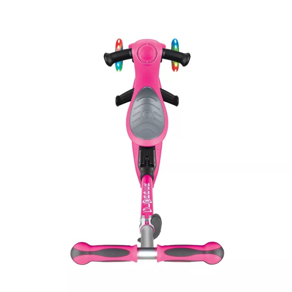 Детский самокат Globber GO-UP Deluxe Lights 5 в 1 Pink 1+