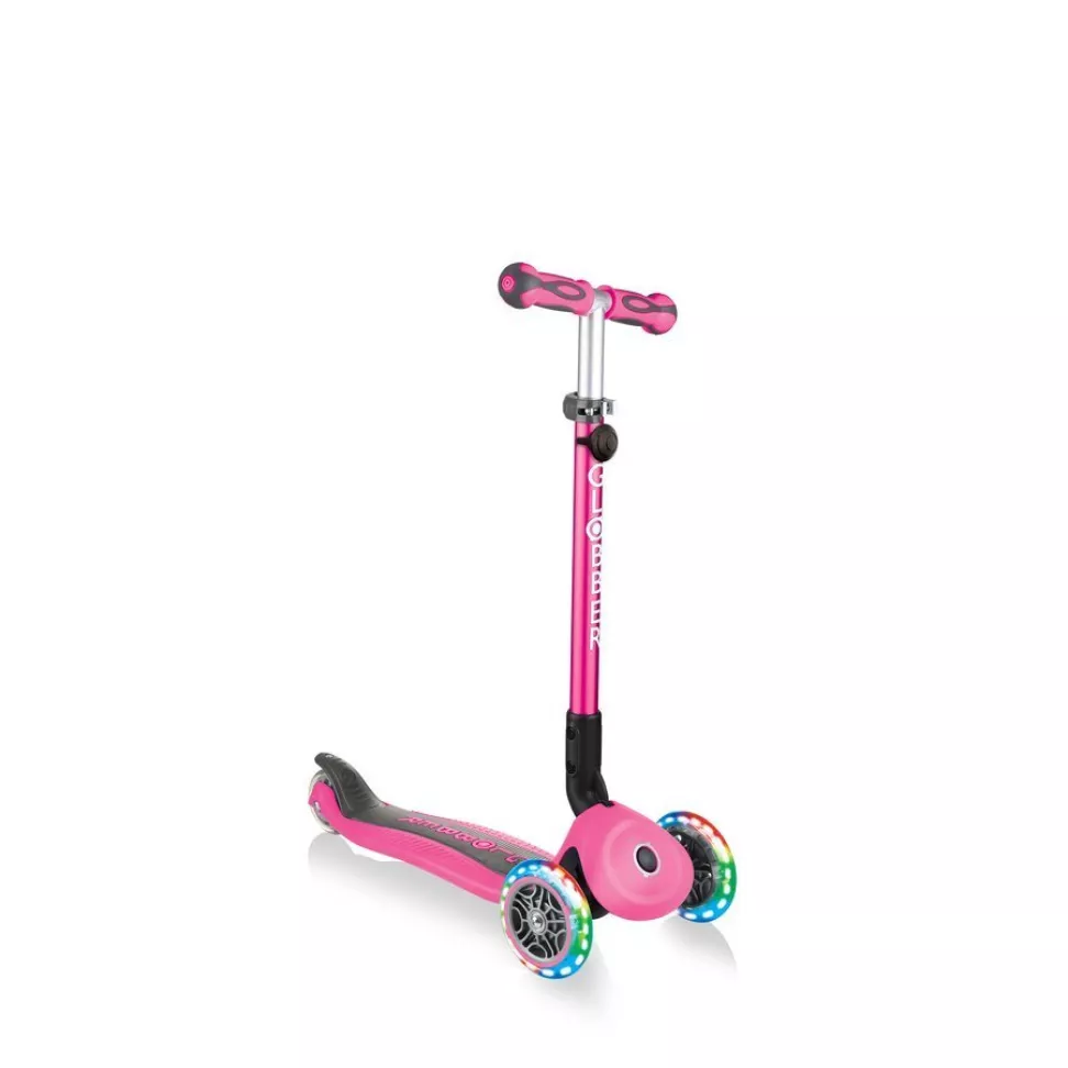 Детский самокат Globber GO-UP Deluxe Lights 5 в 1 Pink 1+