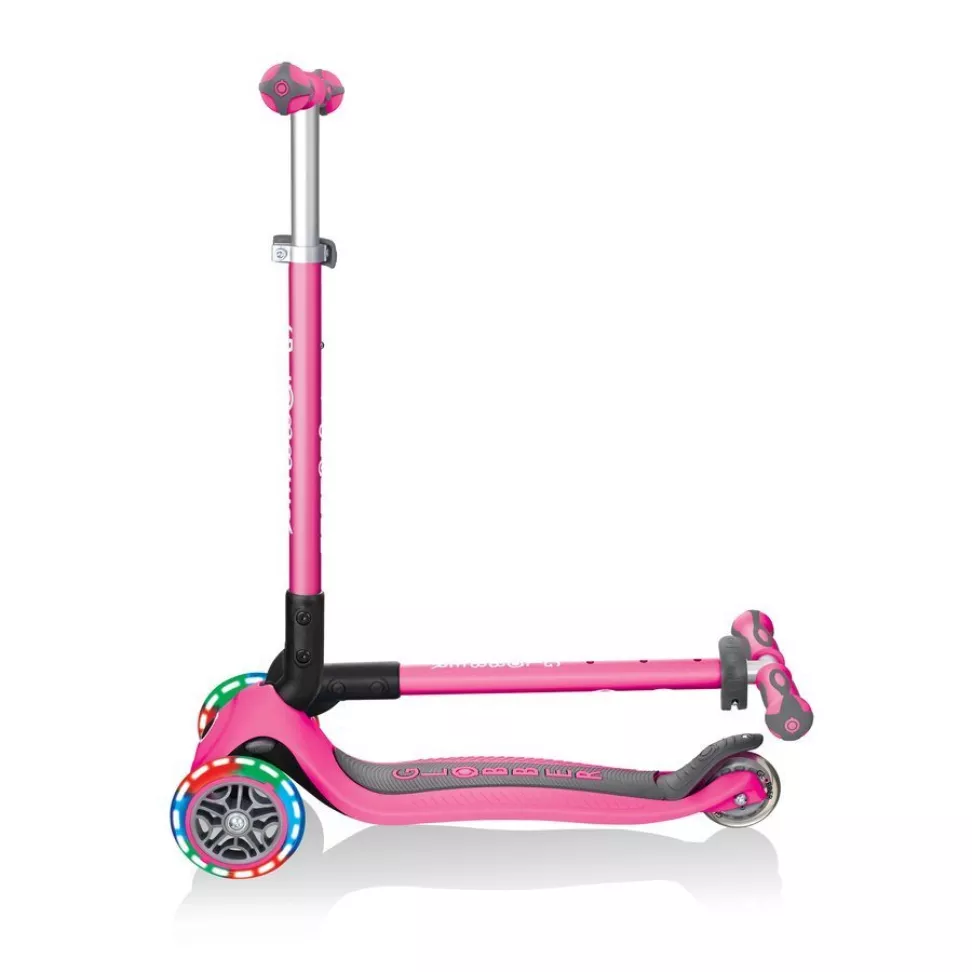 Детский самокат Globber GO-UP Deluxe Lights 5 в 1 Pink 1+
