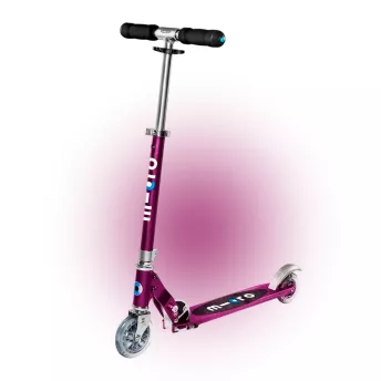 Самокат двухколесный для девочки Micro Sprite Purple Metallic