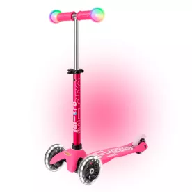 Детский самокат трехколесный Micro Mini Deluxe Magic Pink