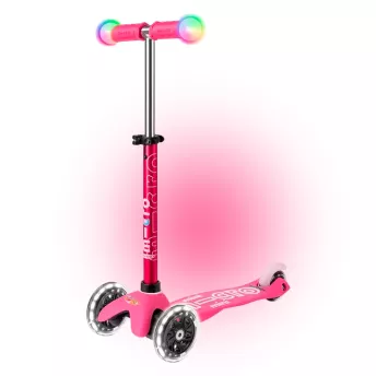 Дитячий самокат триколісний Micro Mini Deluxe Magic Pink