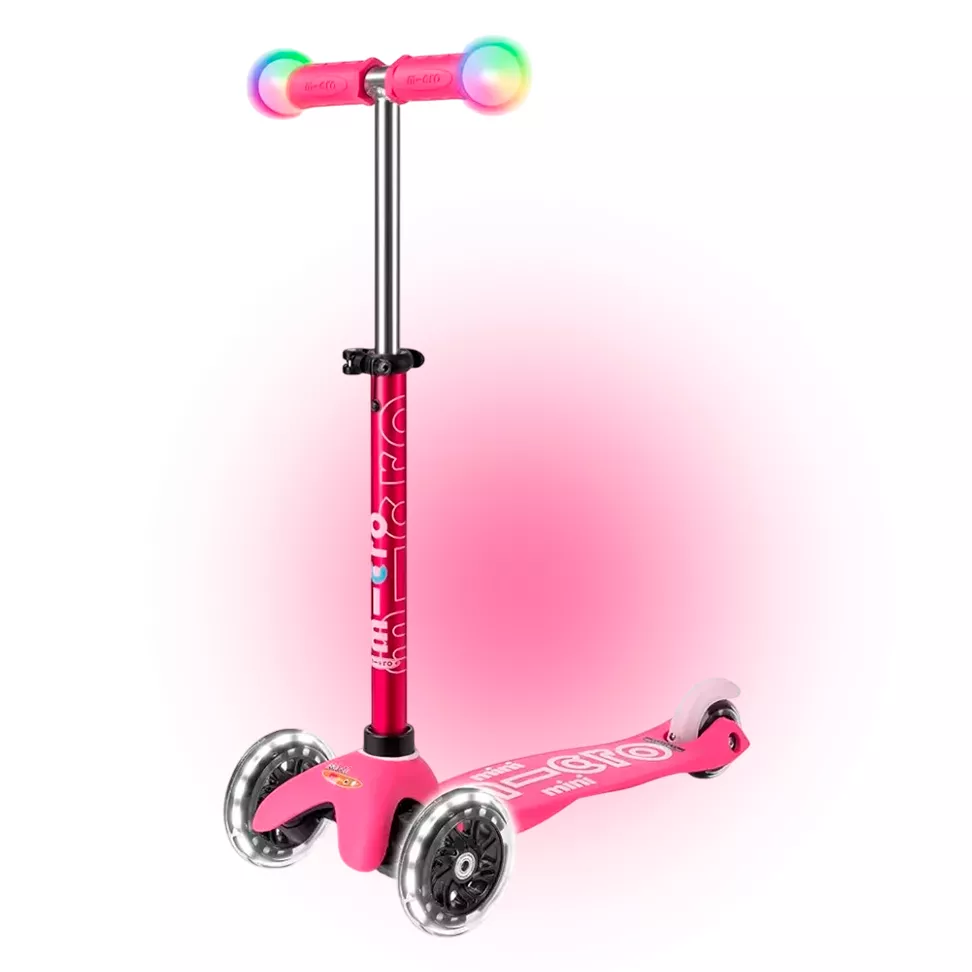 Дитячий самокат триколісний Micro Mini Deluxe Magic Pink