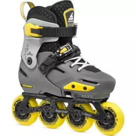 Ролики Rollerblade Apex charcoal-yellow 2025