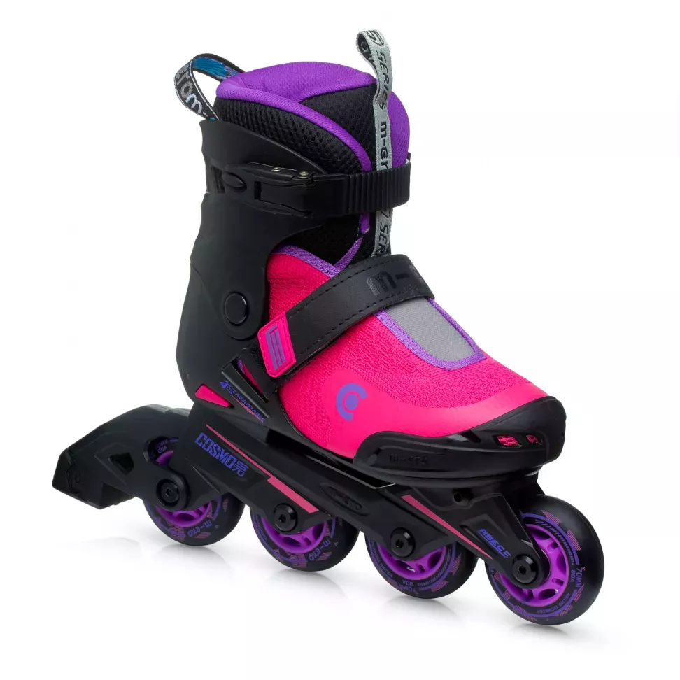 Micro роликові ковзани Cosmo purple із набором захисту 3в1